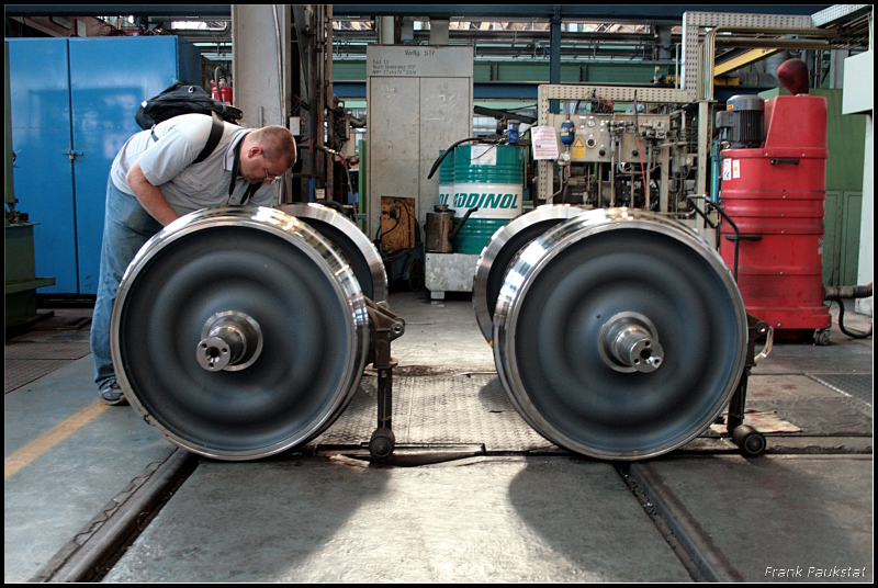 481 478 der S-Bahn Berlin wird diese Rads�tze erhalten (135 Jahre Werk Cottbus, Cottbus 19.09.2009)