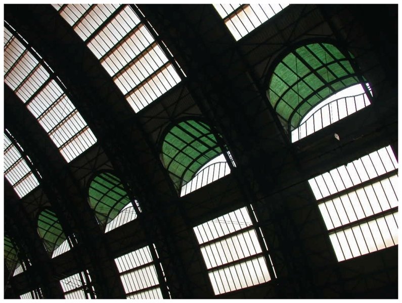 Hallendach in Milano Centrale. (05/2007)