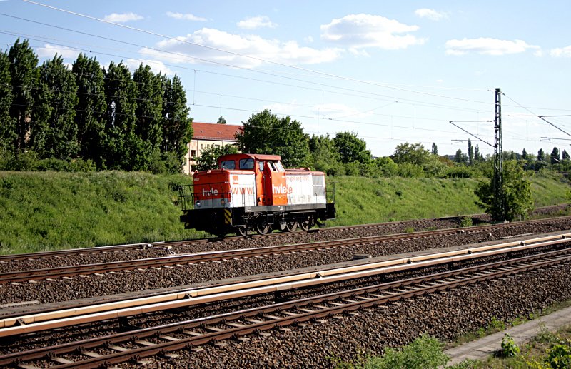 hvle V 60.7 / 346 988-9 Lz (Berlin Bornholmer Str, 13.05.2009).