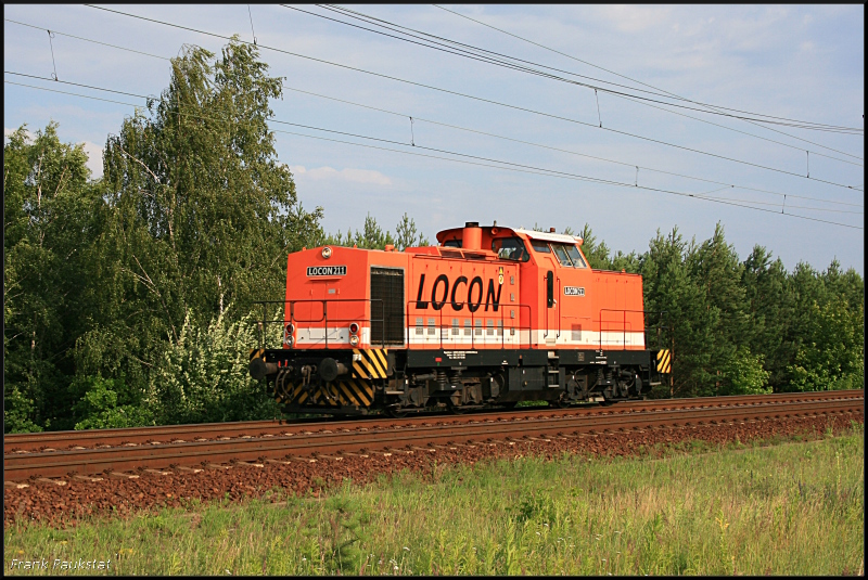 LOCON 211 Lz f�hrt zur Abstellung (Berlin Wuhlheide, 24.06.2009)