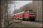 DB 112 106-0 mit dem RE1 nach Eisenh�ttenstadt (Erkner 06.04.2010)