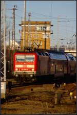 DB Regio 848-0 mit der RB14 zum Endhalt in Berlin Sch�nefeld-Flughafen, um dann nach dem Kopfmachen wieder zur�ck nach Nauen zu fahren (26.02.2012)