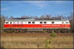 DB Schenker 232 309-5 in der Seitenansicht. Die Lok zog am 20.03.2014 einen Kesselwagen-Zug durch die Berliner Wuhlheide