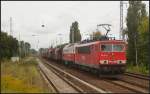 DB Schenker 155 017-7 mit einem gem.