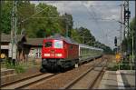 DB Fernverkehr 234 242-8 mit dem Berlin-Warschau-Express nach Bln.-Ostbahnhof (gesehen Grünheide Fangschleuse 25.05.2010)