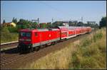 DB Regio 112 188 mit dem RE 18334 nach Prenzlau am 10.08.2013 in Berlin Bornholmer Strae