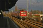 DB Regio 112 187-0 fuhr mit einem RE am 23.11.2014 durch Berlin-Karow