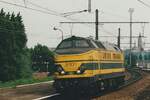 Am 17 September 2004 durchfahrt NMBS 5101 solo Antwerpen-Dam. Lokreihe und Bahnhof sind leider längst Geschichte.