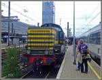 SNCB/NMBS HLD 8211 (ex 262.011)abgestellt am 02.08.2009 im Bahnhof Bruxelles-Midi.