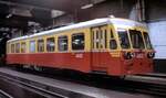 SNCB Schienenbus Typ AM 46, Nr.4602 bei den Eisenbahnfreunden Br�ssel, heute Train World in Br�ssel-Schaerbeck am 09.03.1996.
