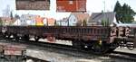 SNCB Flachwgen 4-achsig Remms 31 88 395 2 558-7 RIV-B in V�hringen am 23.04.2010.