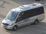 Mercedes Sprinter von BoyTours aus Deutschland im Stadthafen Sassnitz.