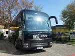 MAN Lion`s Coach von NKG Reisen (mit Radanh�nger) aus �sterreich in Krems.