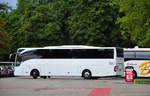 Mercedes Tourismo von EVO Bus aus der BRD in Krems gesehen.