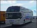 Neoplan Cityliner von Leitner aus Deutschland im Stadthafen Sassnitz.