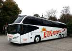 Neoplan Cityliner von ETK Reisen aus der BRD am 10.10.2014 in Krems.