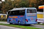 Setra 411 HD von Hammertinger aus �sterreich im Okt.2014 in Krems.