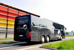 Setra 416 GT-HD von der Fahrwelt R�DEl aus der BRD in Krems unterwegs.