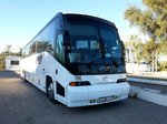 Mir unbekannter Bus von Gutierrez Tours,unterwegs mit amerikanischen Touristen auf der Route Nr.1 in der Baja California Sur in Mexico,M�rz 2016