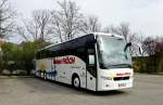 Volvo 9700 von Fr�ch Reisen aus �sterreich am 12.4.2014 in Krems gesehen.