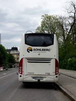 Volvo 9700 von Sohlberg Reisen aus Schweden in Krems gesehen.