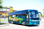 Volvo 9700 von Rieder Reisen aus Nieder�sterreich in Krems gesehen.