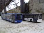 Rietze Modellbusse-Mercedes Citaro VZO NR.101 und 62 1:87 am 11.4.13