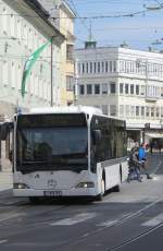 Mercedes Citaro I der IVB an der Maria-Thersien-Strae auf der Liie A (Sanatorium Hochrum-Sadrach) am 2.4.2012.