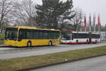 Mercedes-Benz O 530 I(Citaro)stand am 21.02.2025 in H�he Rostock Hbf.