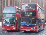 Volvo Wright von Arriva und Volvo Wright von Stagecoach in London.