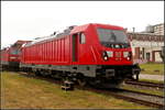 DB Cargo 187 119-3 als Gast beim Familienfest am 09.09.2017 bei den Magdeburger Eisenbahnfreunden e.V.
