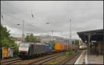DB Schenker 189 151-4, angemietet von MRCE Dispolok, mit einem Containerzug am 15.06.2012 in Berlin-K�penick