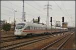 DB Fernverkehr 411 009  G�strow  (Tz 1109) als Umleiter am 03.04.2013 in Berlin Sch�nefeld Flughafen