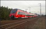DB 442 135 und 442 325 wurden am 10.02.2014 wie viele andere Regional-Züge die über die Berliner Stadtbahn fahren, wegen eines Gaslecks in Berlin-Mitte durch die Berliner Wuhlheide