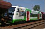 EB VT 322 / 650 261-0 f�r die Elster-Saale-Bahn wurde von EB 22 am 27.07.2012 �berf�hrt (Berlin Wuhlheide)