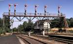 Formsignal Br�cke in Bad Harzburg am 31.07.1999.