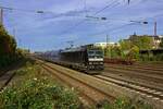 Ganzz�ge aus Selbstentladewagen geh�ren im Ruhrgebiet nach wie vor zum Alltag.