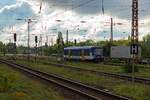 Auf zahlreichen Nebenstrecken in Brandenburg sind RegioShuttle der Firme NEB im Einsatz.