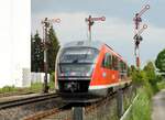 642 132 Ausfahrt aus Illertissen Richtung Memmingen am 22.05.2019.
