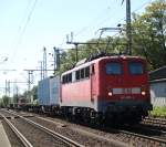 140 490-4 kam zum 1.Mal bei dem Fotograf vorbei im Bahnhof Hamburg-Harburg(04.06.2011)