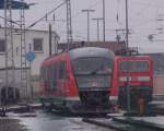 642 683 und 143 841-5 abgestellt im BW Rostock Hbf.(12.12.10)