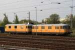 Gleismesszug 725 004 und 726 004 waren am 28.04.2011 zu Gast im Rostocker Hbf Ziel der Reise war unbekannt