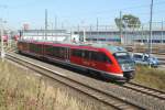 642 053-2 als RE8(RE 13122)von Tessin nach Wismar kurz vor der Einfahrt im Rostocker Hbf.10.10.2015 