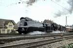 01 1102 und 01 519 in Geislingen/Steige am 07.07.1996.