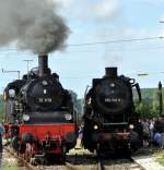 75 1118 und 052 7408 in Amstetten am 11.09.2010.