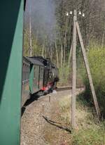 99 1762-6 Fahrt durch das L��nitztal am 12.04.2016.