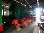 Dampfspeicherlok im Sächsischen Eisenbahnmuseum am 19.04.2017.