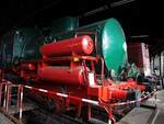 Dampfspeicherlok im Sächsischen Eisenbahnmuseum in Chemnitz am 19.04.2017.