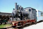 Lok KM Nr.11 wartet auf Aufarbeitung bei der H�rtsfeldbahn in Neresheim am 07.06.2007.