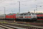218 341+101 121 am 10.05.2026 im Rostocker Hbf.